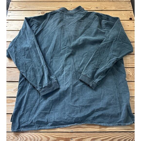 Vintage Windswept Whistler Blackcomb Button Down Shirt Size XL Men’s Green - Picture 2 of 8